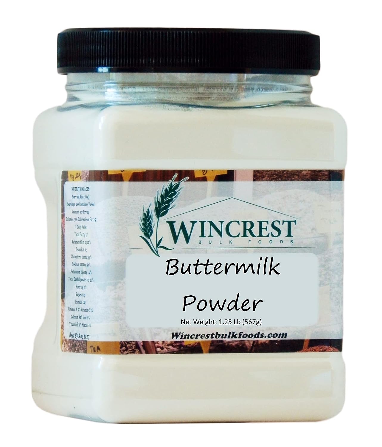 Buttermilk Powder - 1.25 Lb Container (20 Oz) - Image 1
